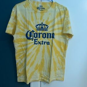 Lucky Brand Yellow Tie-Dye Tee